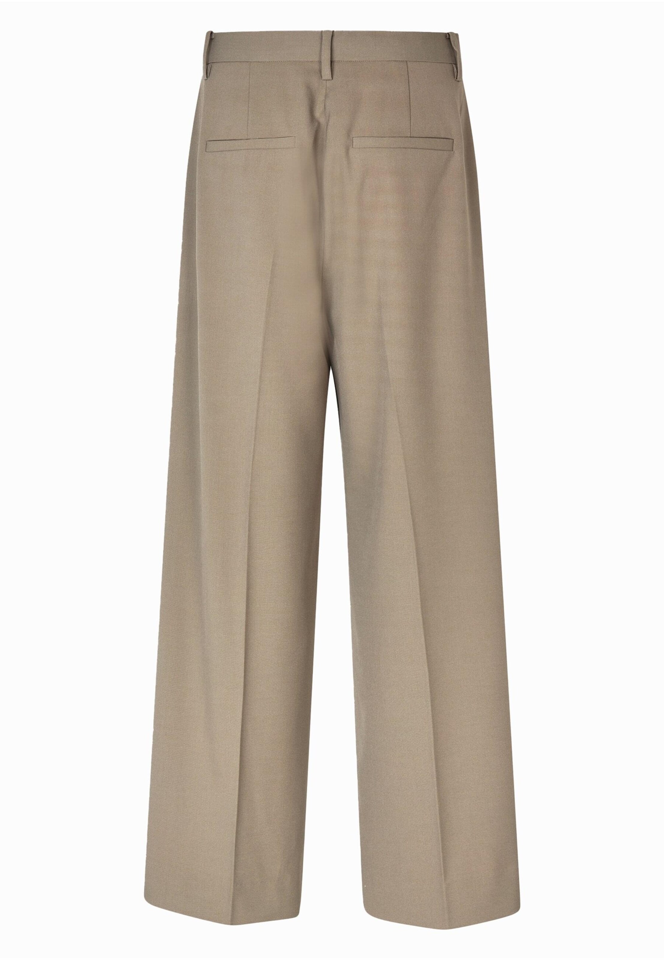 SECOND FEMALE Wide leg Pleat-front trousers 'Carlane' in Brown