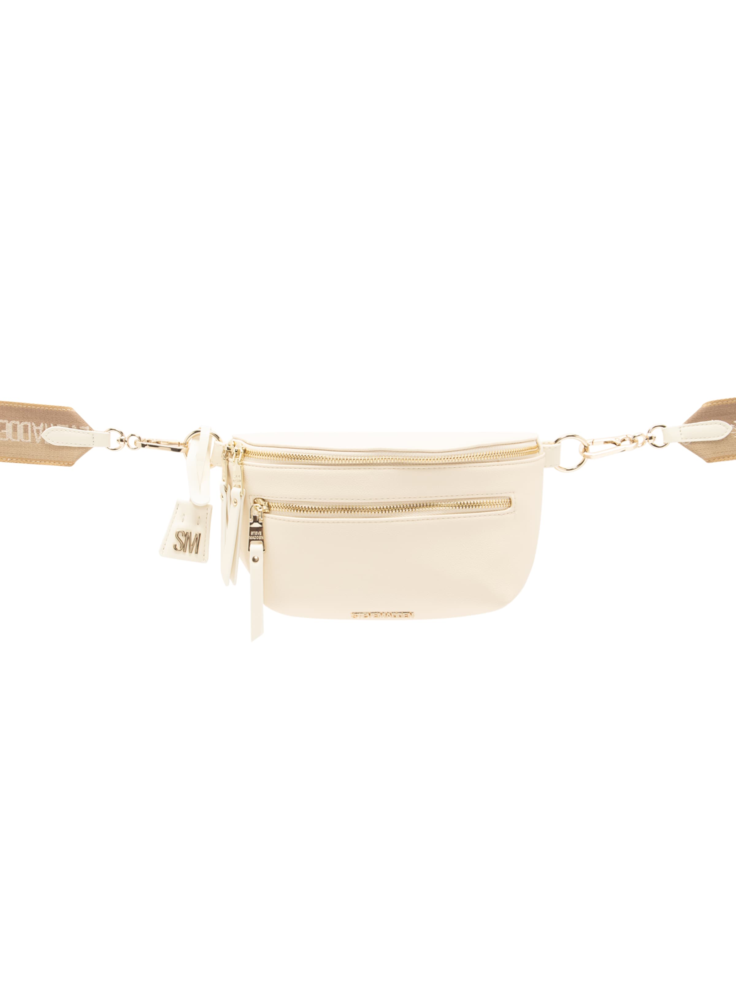 STEVE MADDEN Gürteltasche 'Bclarke' in Weiß: Vorderseite