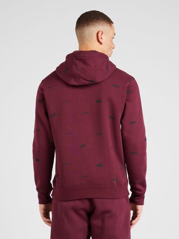 Nike Sportswear Sweatshirt 'Club' in Rot