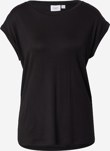 T-shirt 'Adelia' SAINT TROPEZ en noir : devant