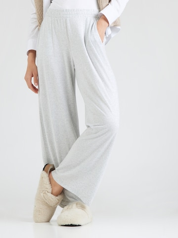 Abercrombie & Fitch Wide leg Broek in Grijs: voorkant