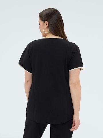 T-shirt Fiorella Rubino en noir