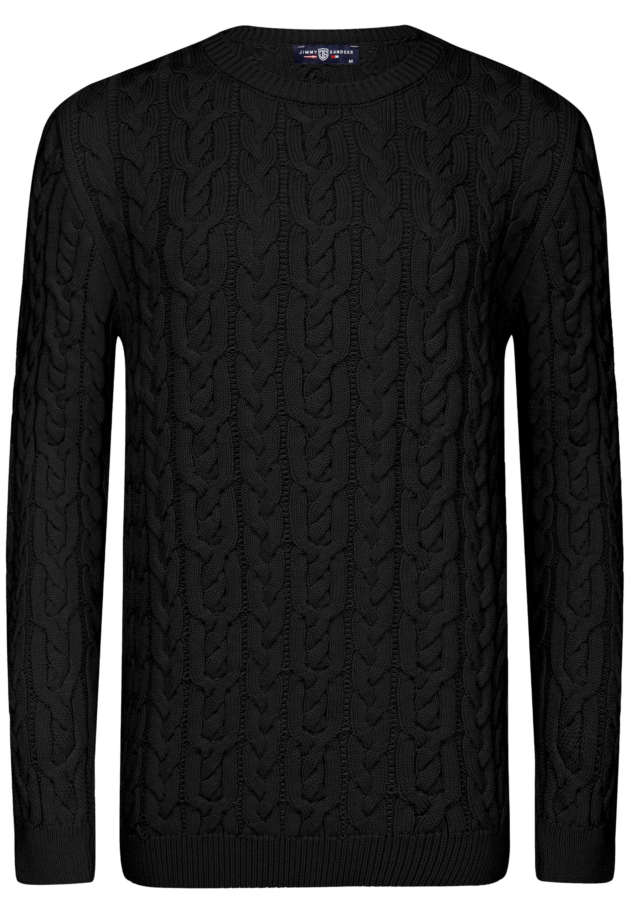 Pullover di Jimmy Sanders in nero: frontale