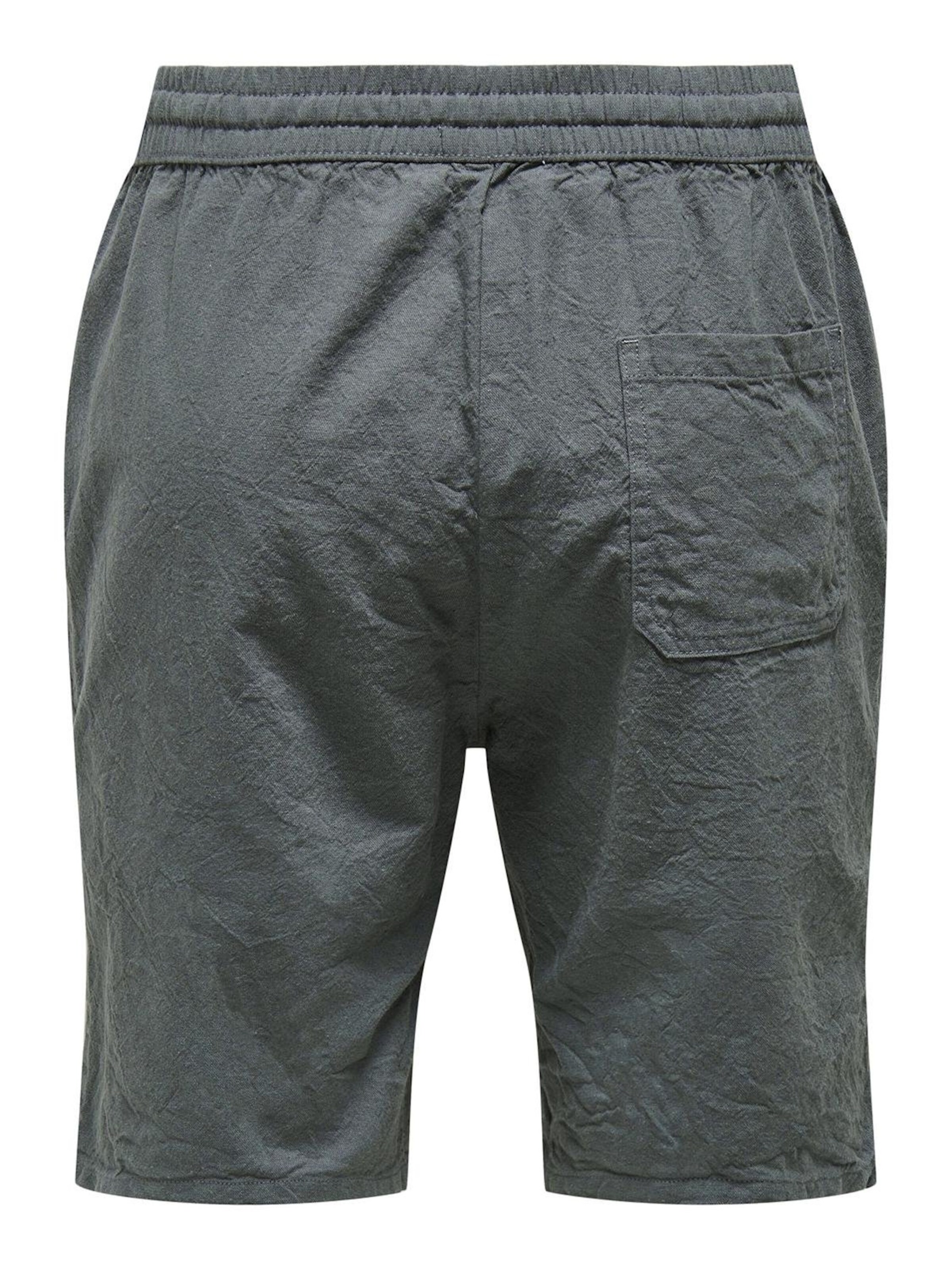 Only & Sons Loosefit Broek in Grijs
