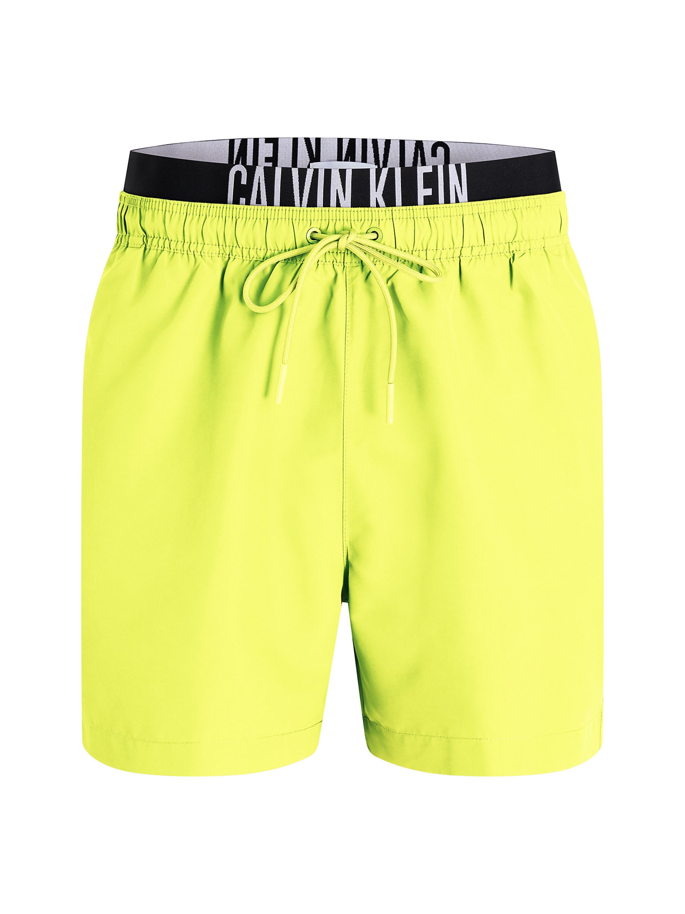 Shorts de bain 'Intense Power' Calvin Klein Swimwear en jaune : devant