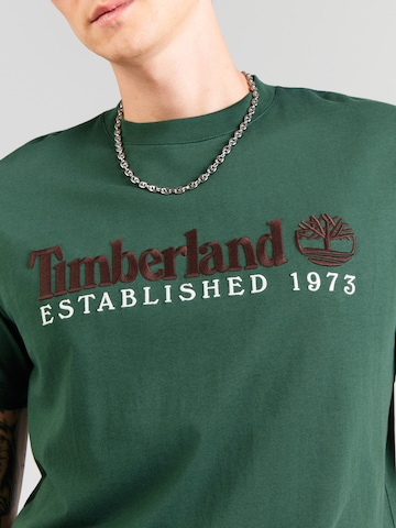 TIMBERLAND Majica 'ESTABLISHED 1973' | zelena barva