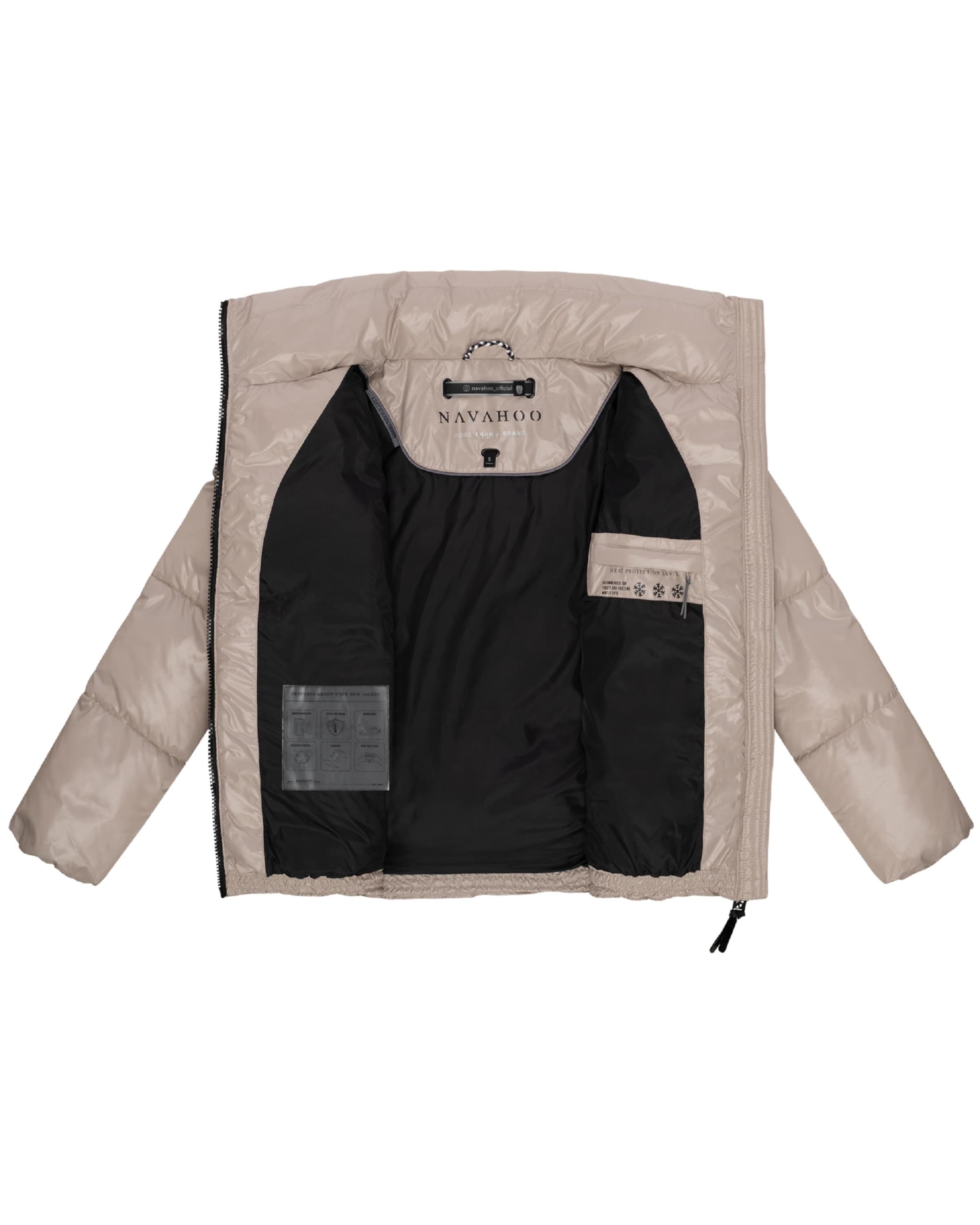 NAVAHOO Χειμερινό μπουφάν 'Eispracht 14' σε μπεζ