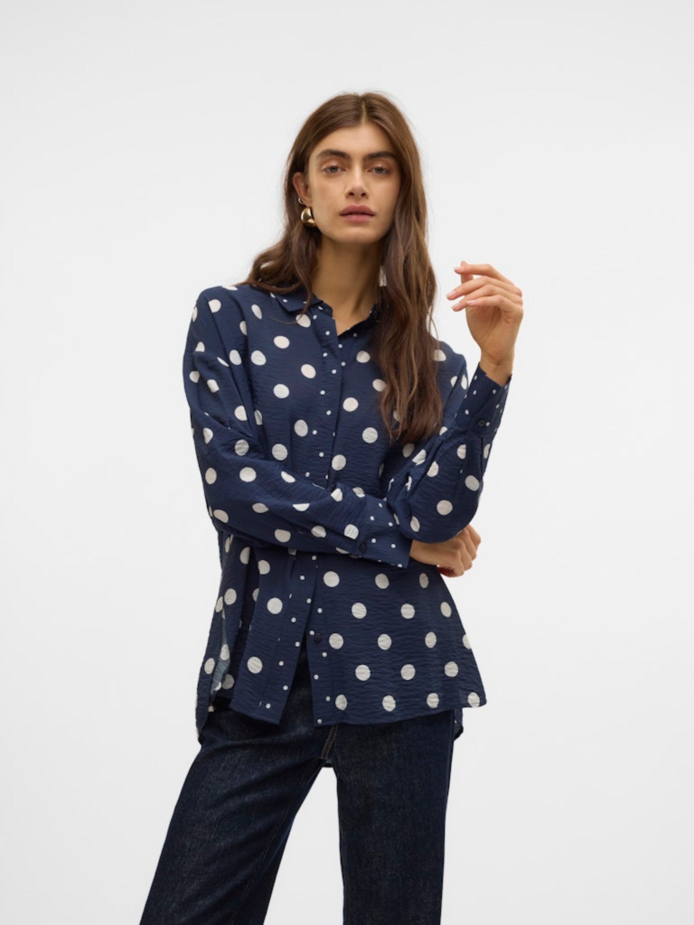 vero moda polka dot top