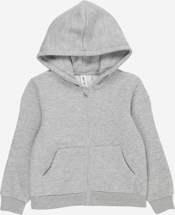 ABOUT YOU Zip-Up Hoodie 'Bela' in Grey: front