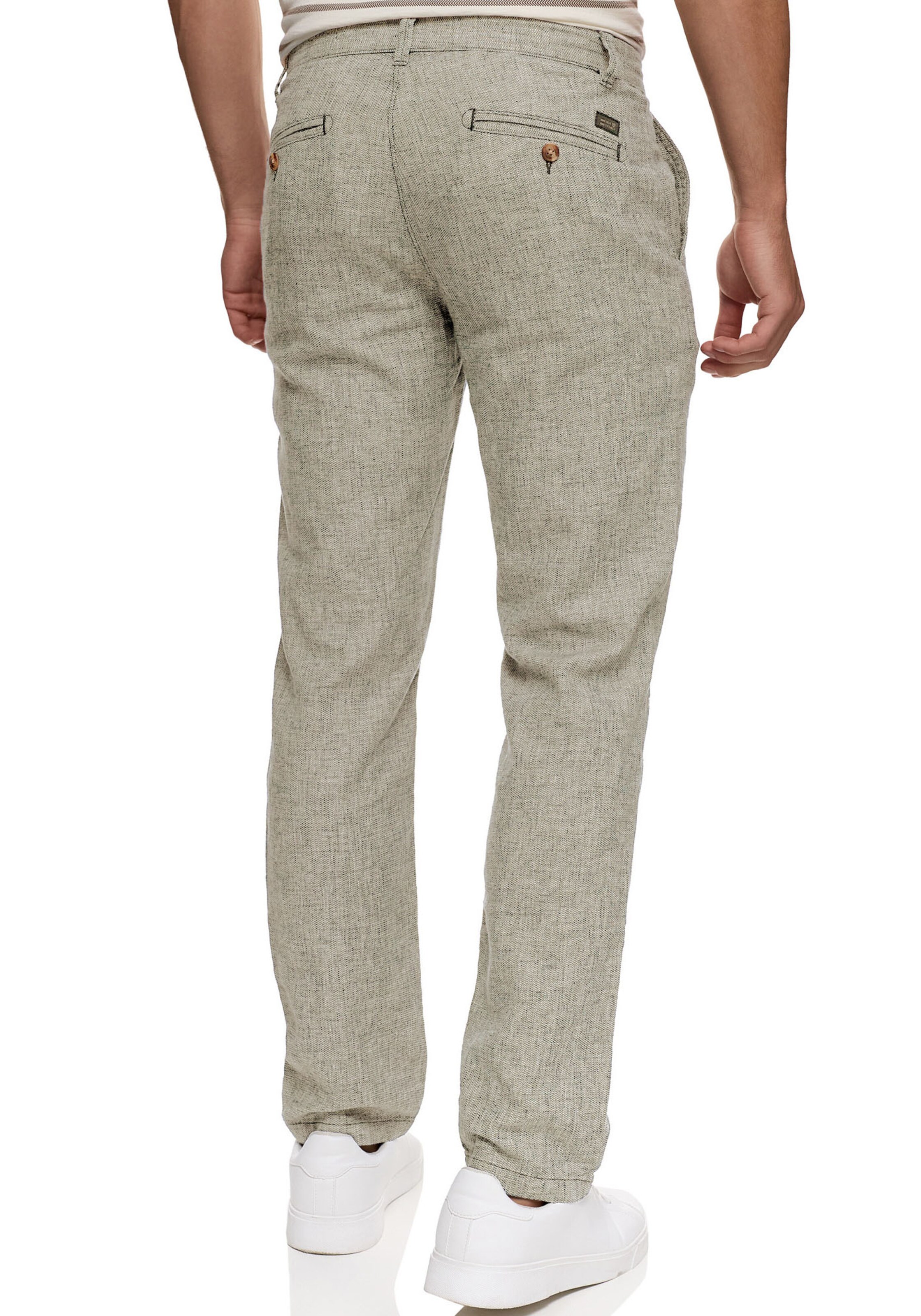 INDICODE JEANS Regular Hose in Beige