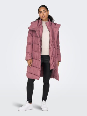 Manteau d’hiver 'Audrey' ONLY en rose