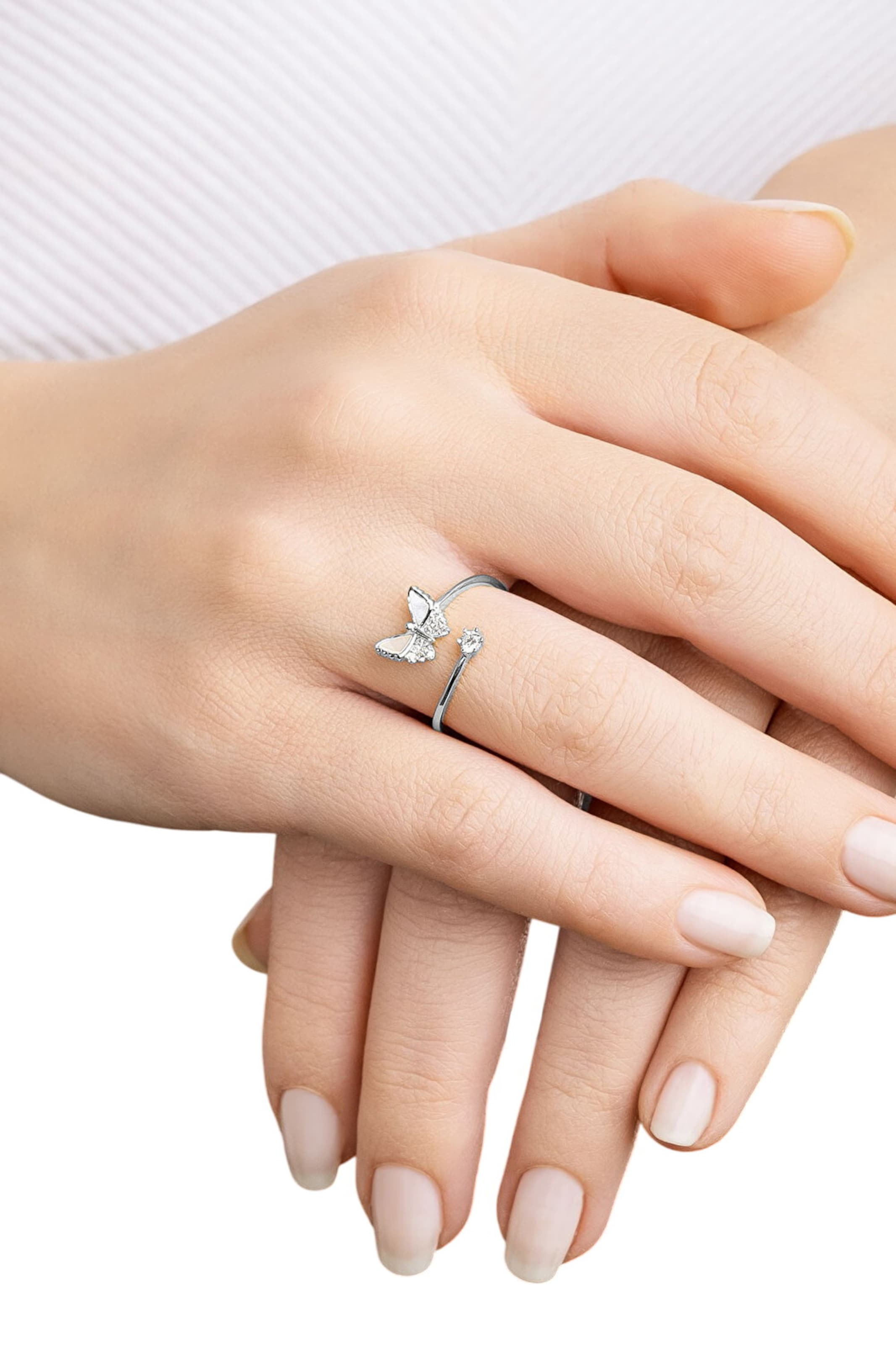 So Chic Ring in Silber: Vorderseite