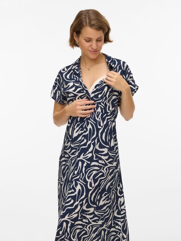 Vero Moda Maternity - Vestido camisero 'VMMJosie' en azul