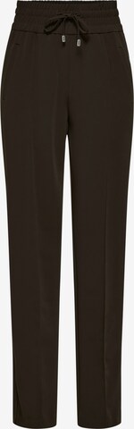 ONLY Regular Pleated Pants 'Aubrey' in Brown: front