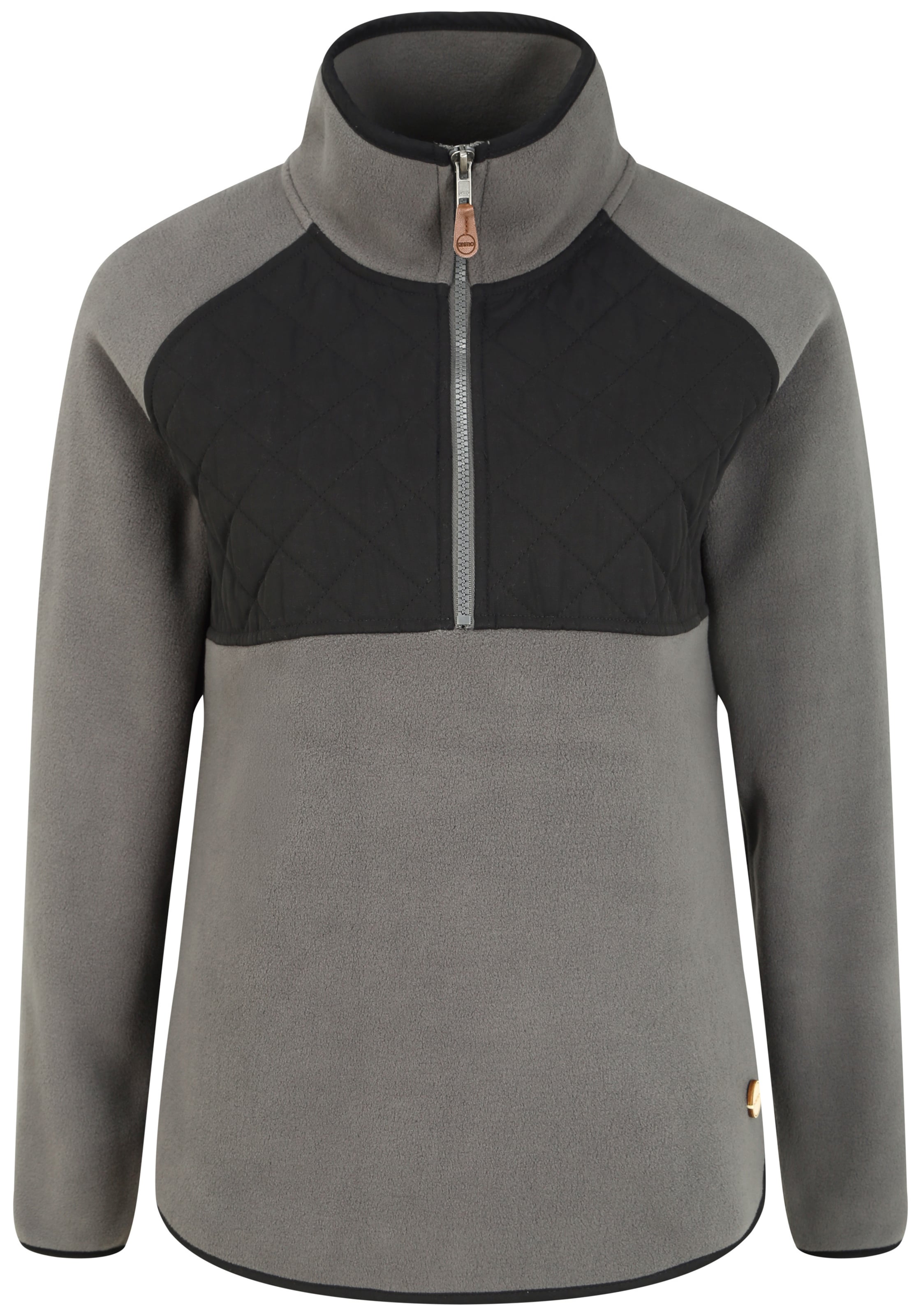 Oxmo - Sweatshirt 'Malita' em cinzento: frente