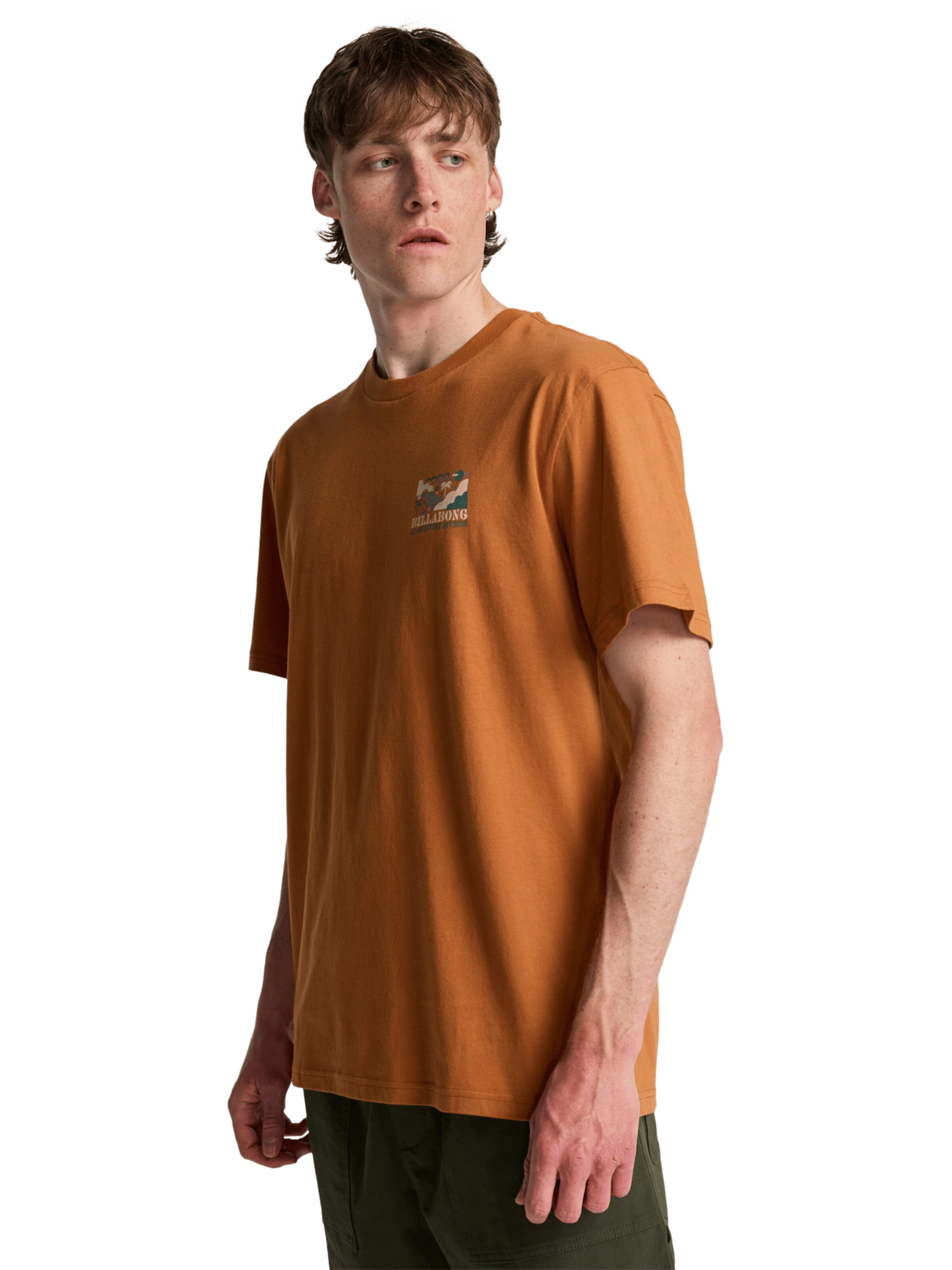 BILLABONG T-Shirt 'Range' in Braun