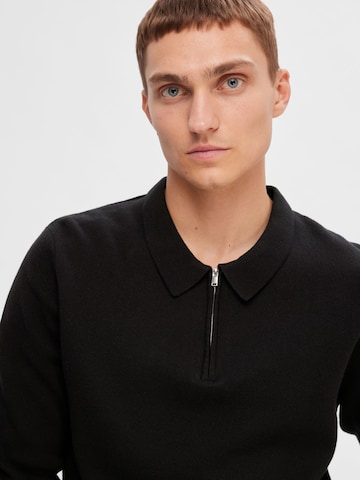 SELECTED HOMME Pullover i sort
