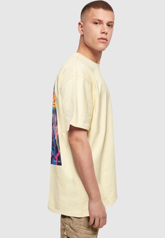 Merchcode T-shirt 'Dance Under Stars' in Gelb