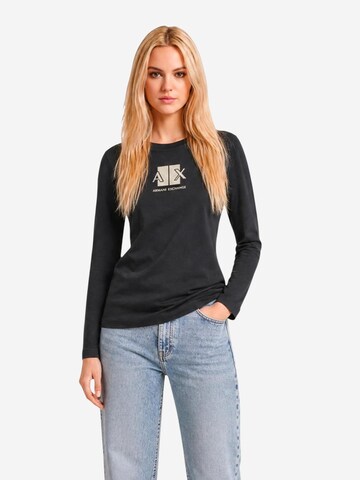 Maglietta 'XW002774 AF10356' di ARMANI EXCHANGE in nero: frontale