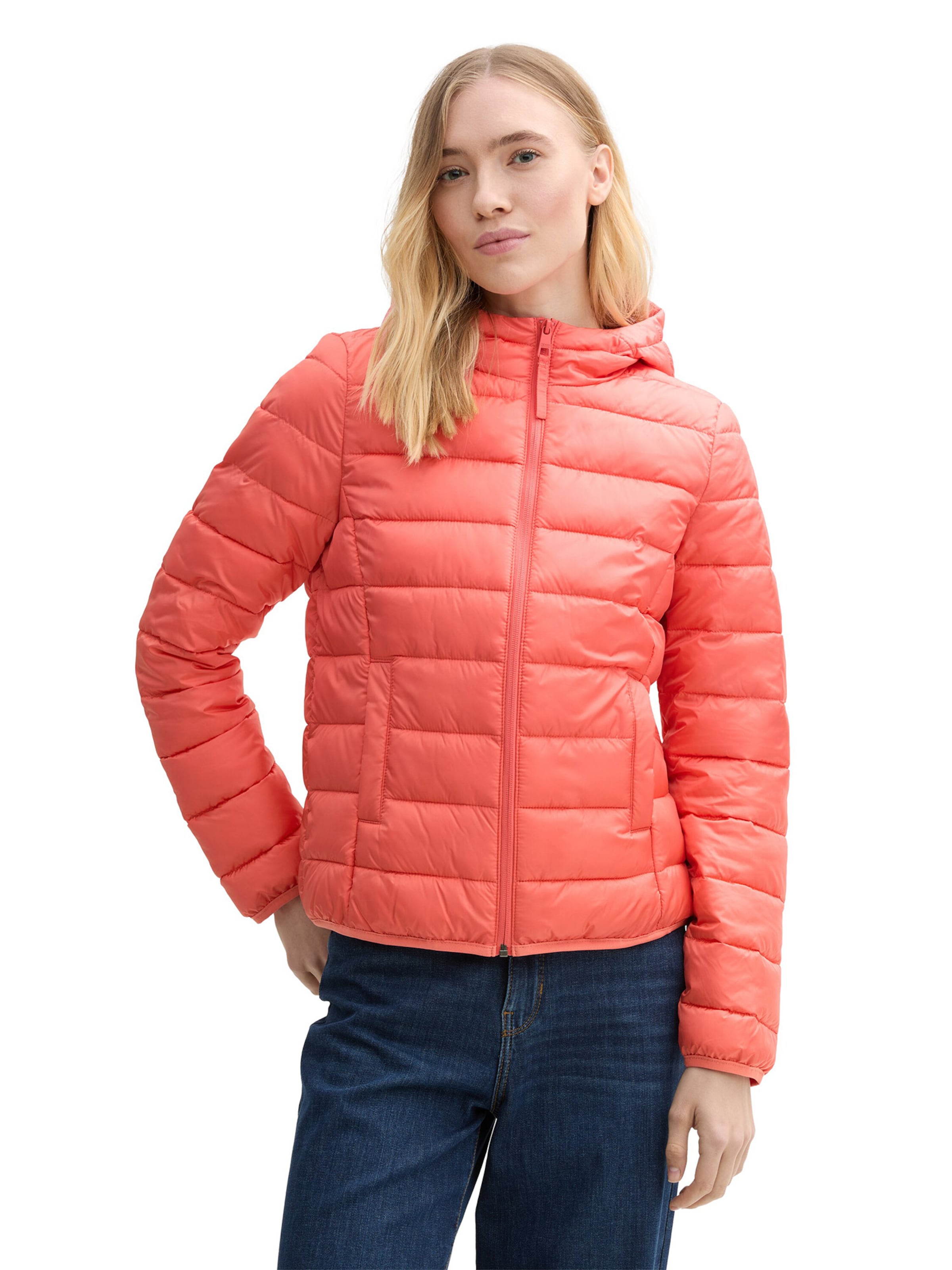 TOM TAILOR DENIM Jacke in Orange: Vorderseite