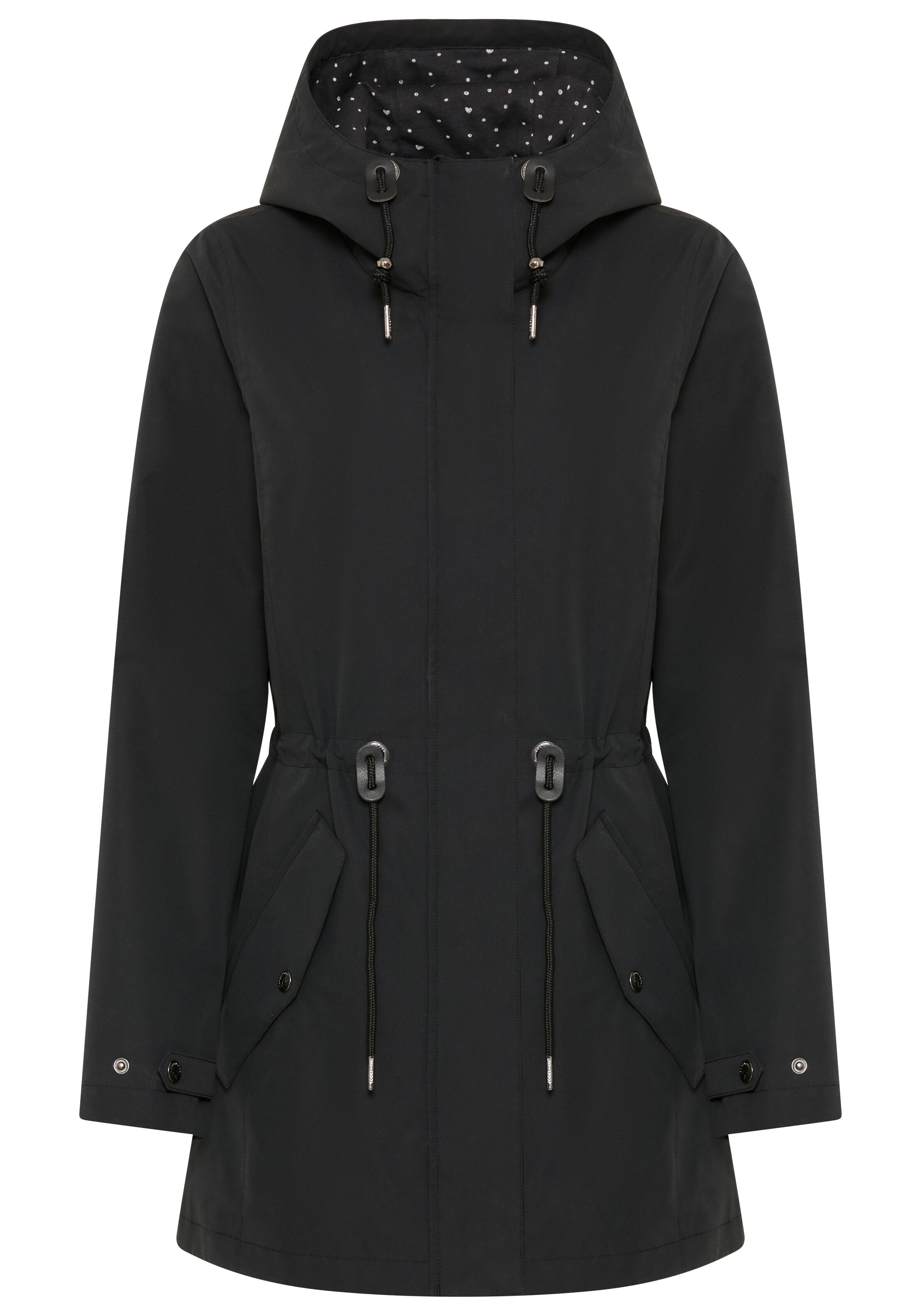 KangaROOS Between-Season Jacket in Black: front