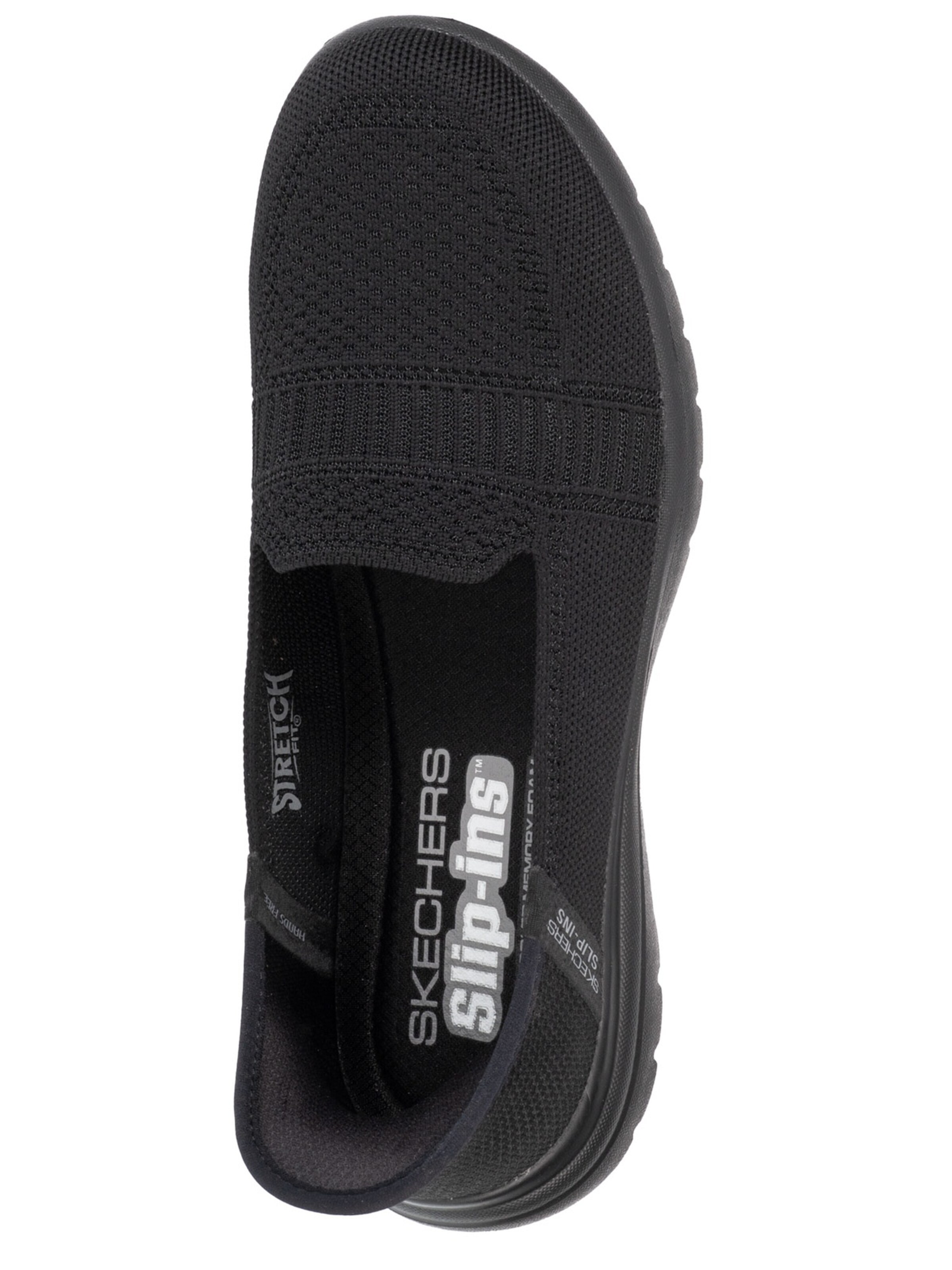 SKECHERS Slip-on in Zwart