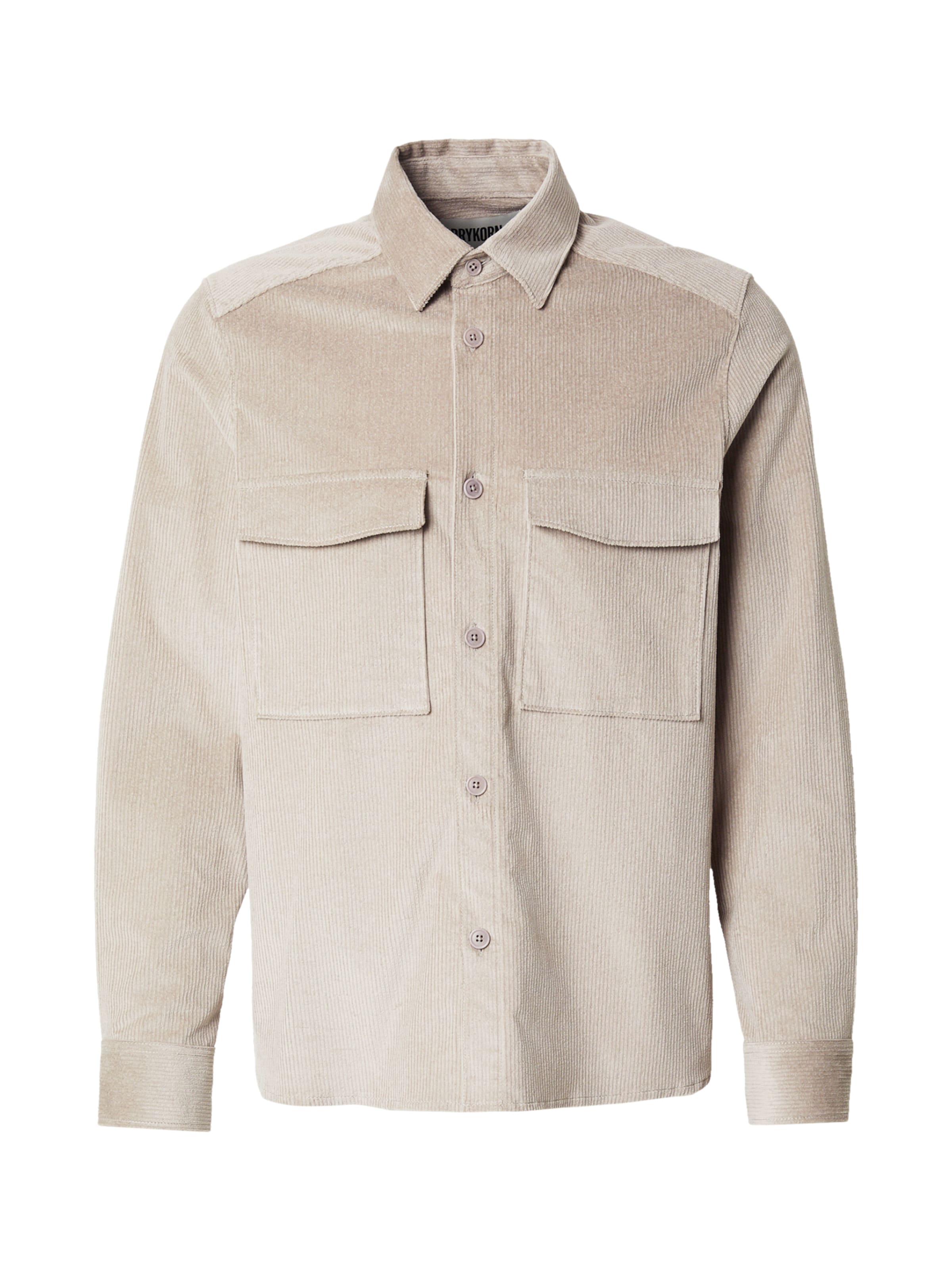 smėlio DRYKORN Standartinis modelis Marškiniai 'GUNRAY': priekis