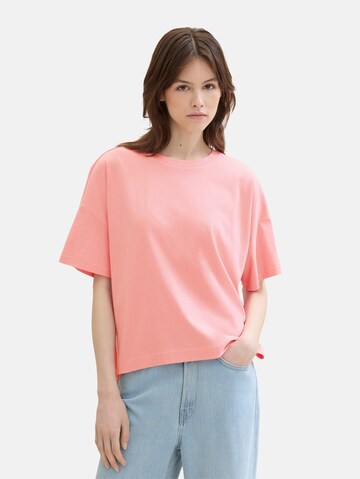 TOM TAILOR DENIM T-Shirt in Pink