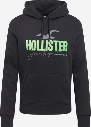 HOLLISTER Mikina - sivá / limetová / čierna, Produkt