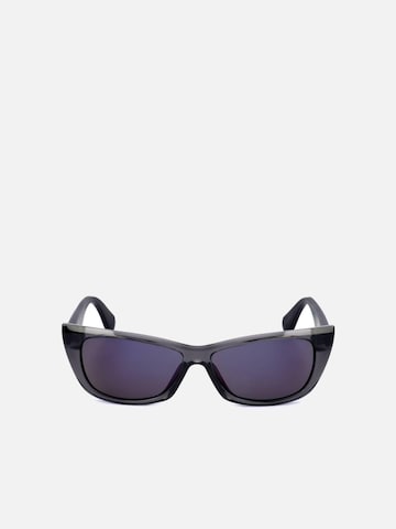 Occhiali da sole 'Adidas Original OR0027 Shiny black 55/13/140 Women Sunglasses' di ADIDAS ORIGINALS in grigio: frontale