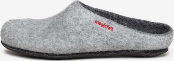 MagicFelt Hausschuh 'Filz' in Grau: Vorderseite