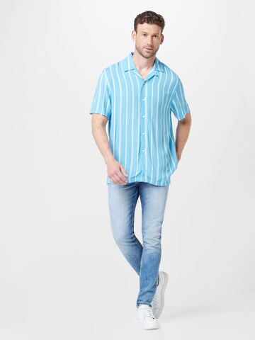 TOPMAN Regular fit Overhemd in Blauw