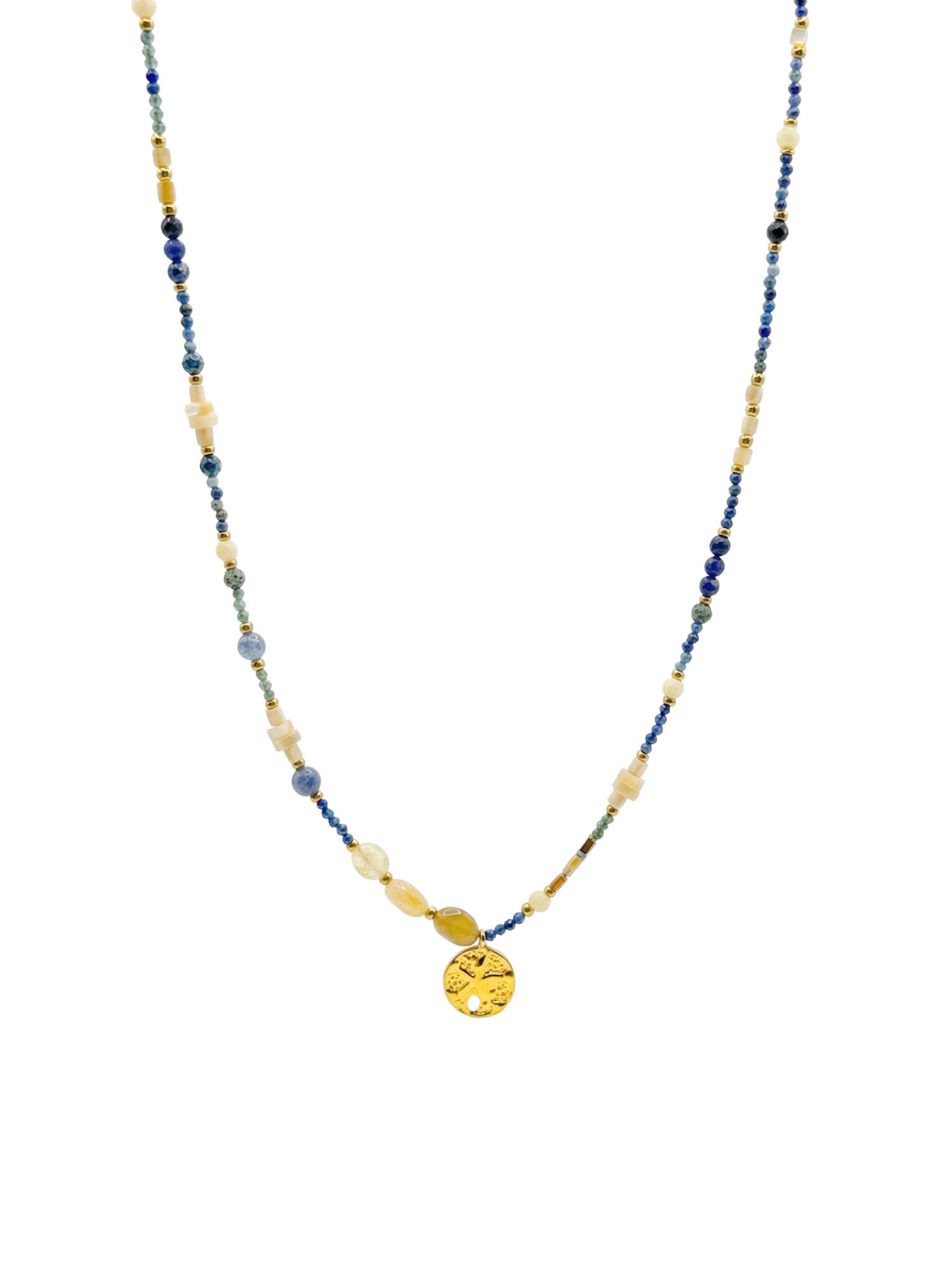 Nemomatheo Necklace 'Atlantis' in Gold: front