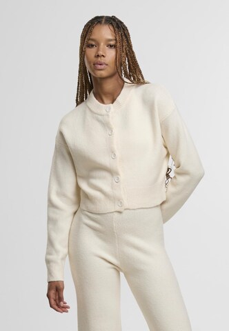 Urban Classics Knit Cardigan in Beige