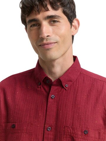 TOM TAILOR Regular Fit Hemd in Rot
