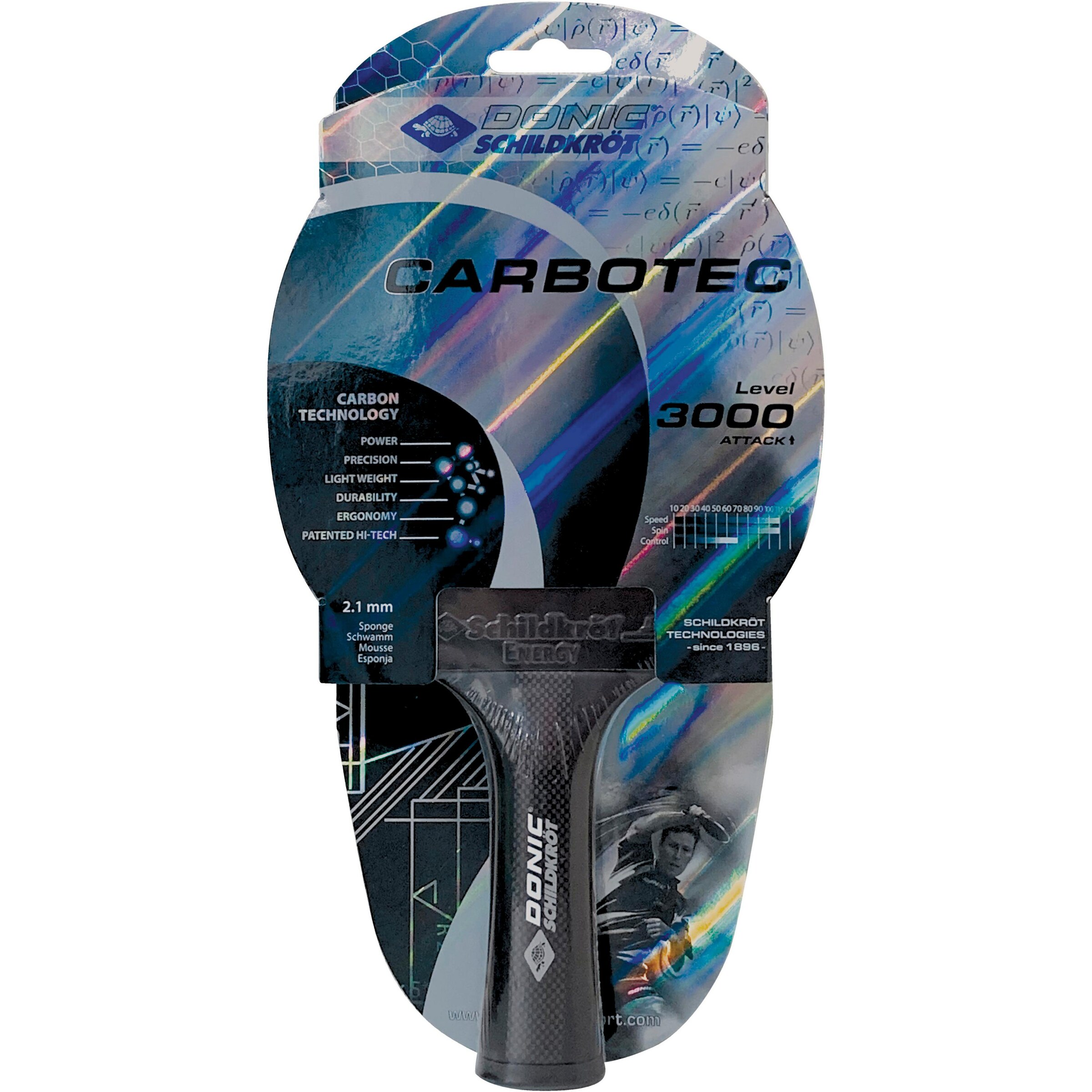 Donic-Schildkröt Racket 'Carbotec 3000' in Black