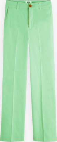 Regular Pantalon à plis 'Edie' SCOTCH & SODA en vert : devant