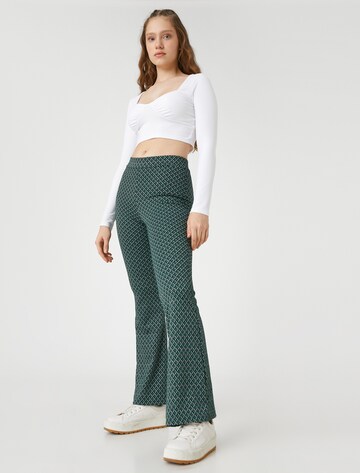 Koton Flared Leggings in Groen