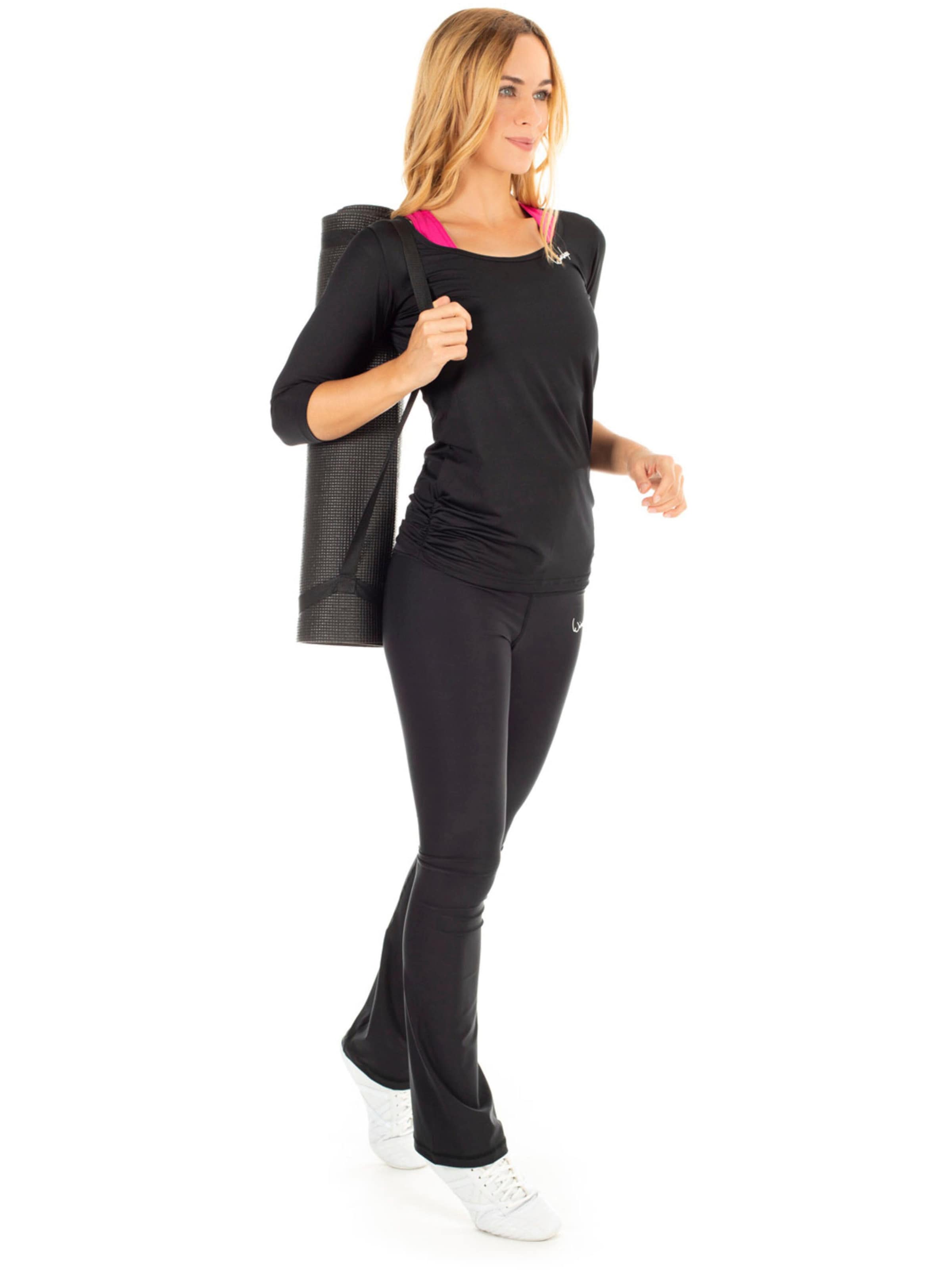 Winshape Bootcut Παντελόνι φόρμας 'BCHWL102' σε μαύρο