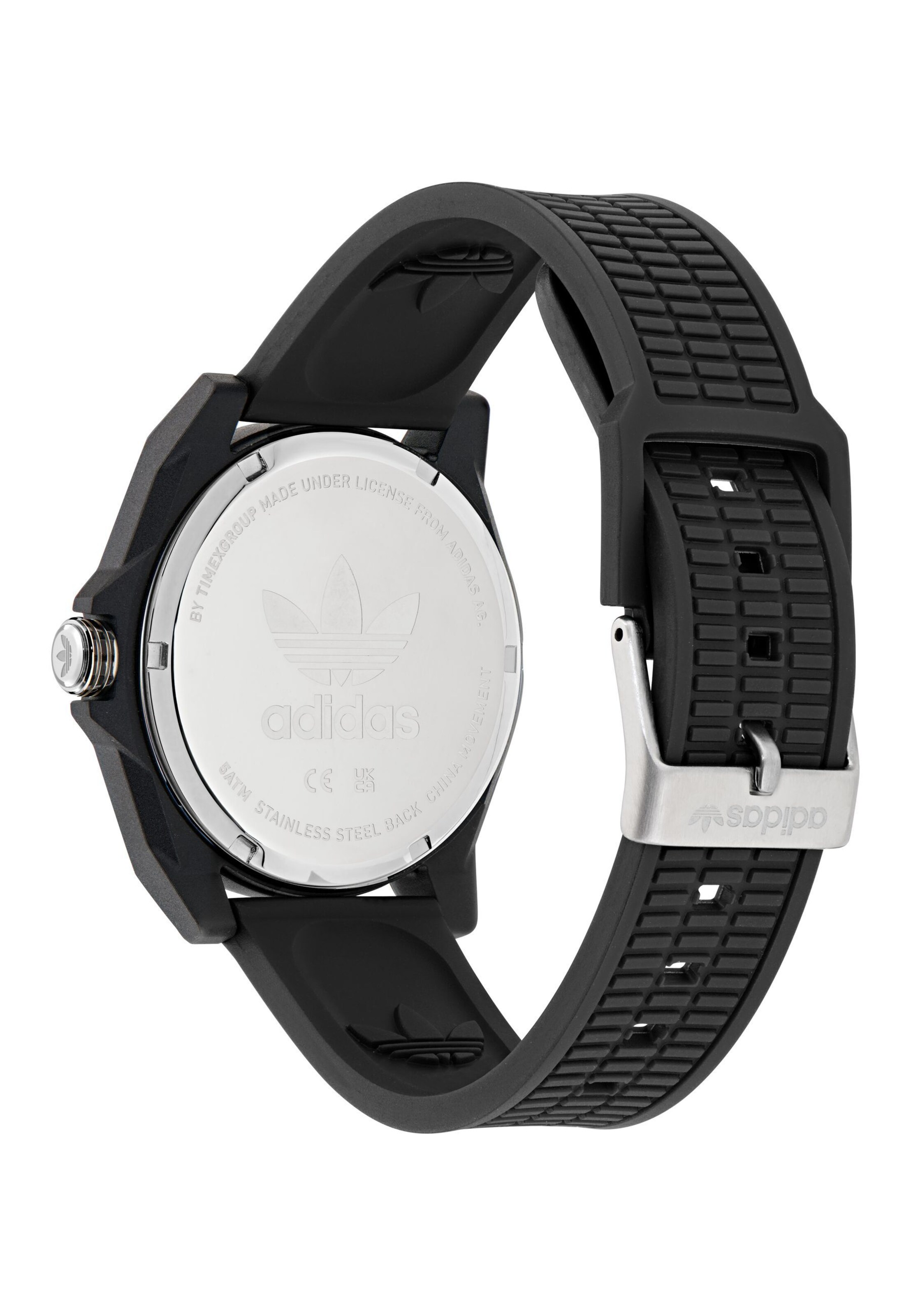 ADIDAS ORIGINALS Analoguhr 'Project Four Solar' in Schwarz