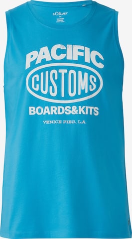 s.Oliver Men Big Sizes Top in Blau: Vorderseite