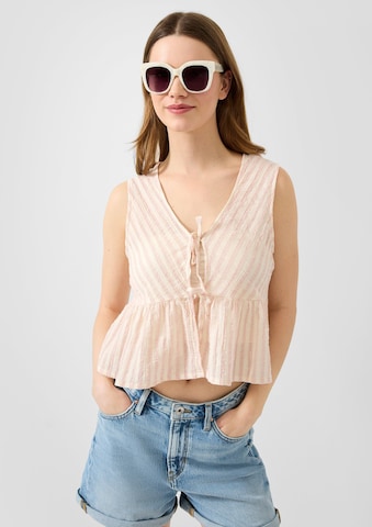 Chemisier QS en rose : devant