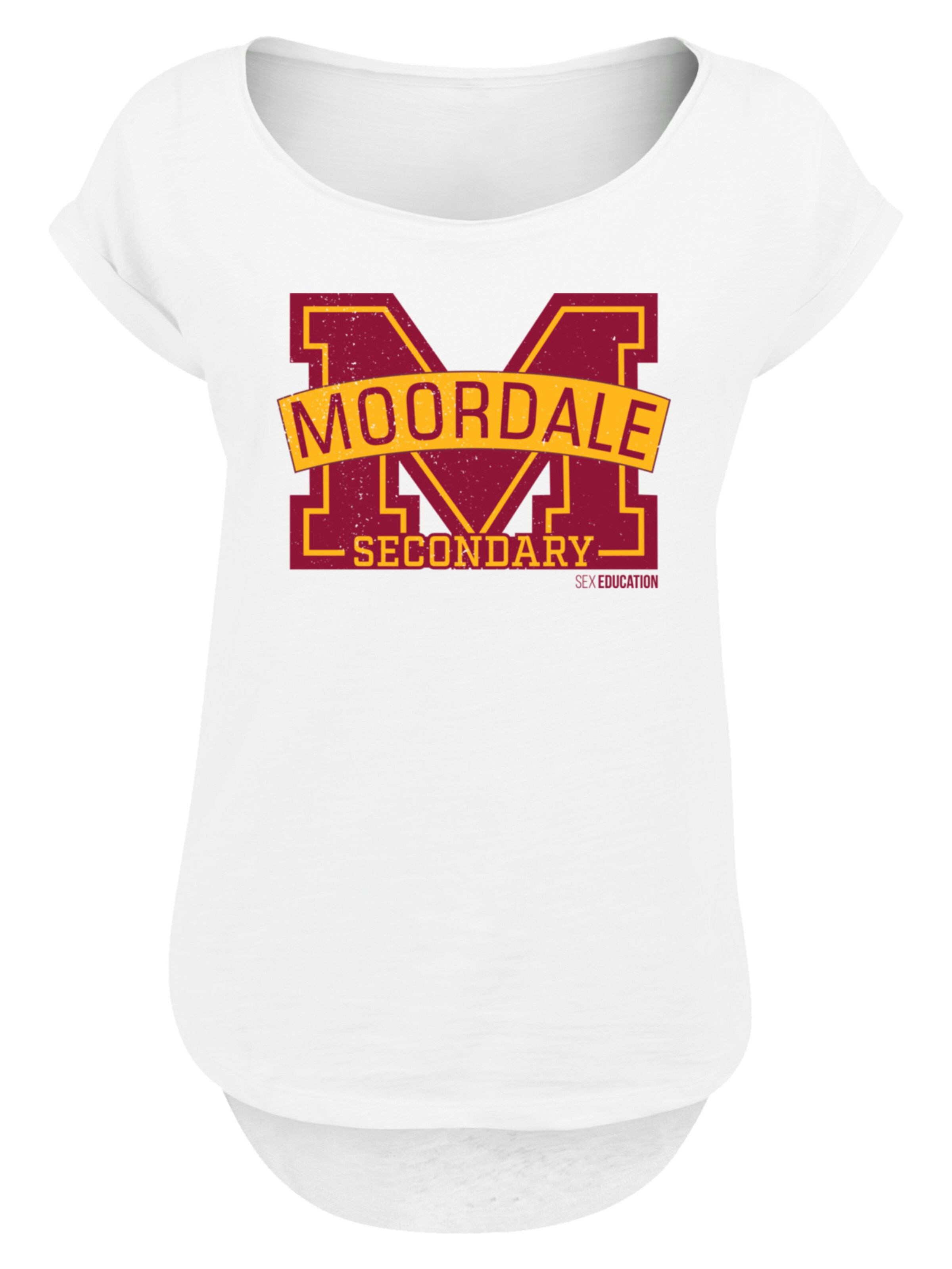 F4NT4STIC Shirt in Wit: voorkant