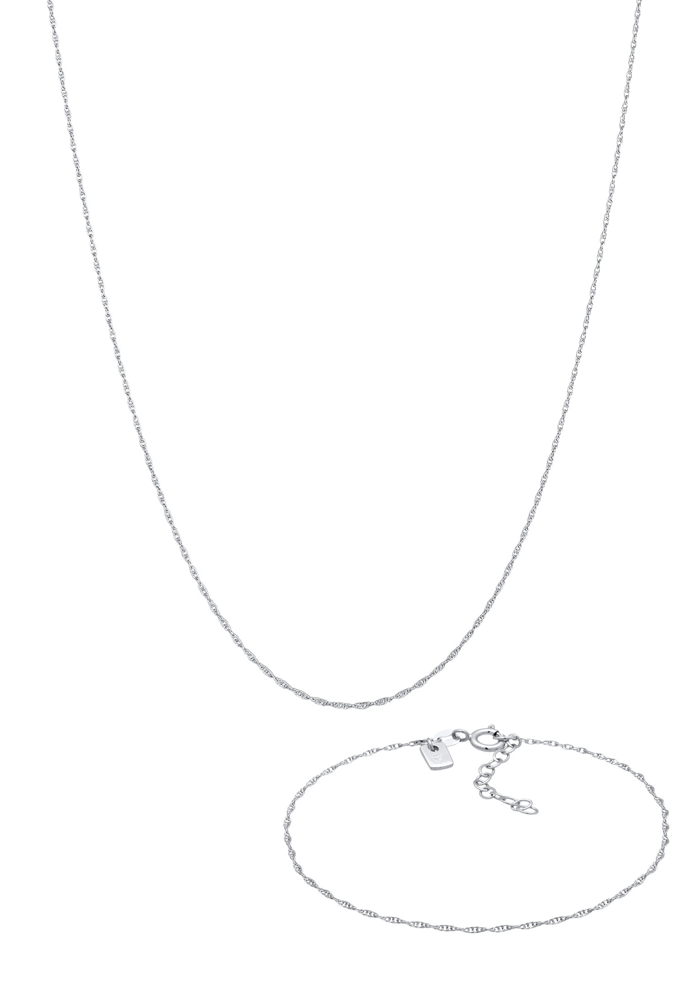 KUZZOI Jewelry Set in Silver