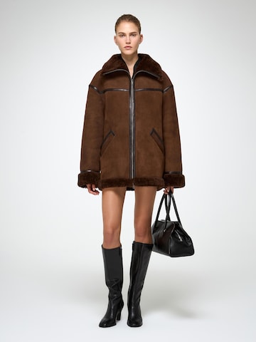 V S P Winter Coat 'Dina' in Brown