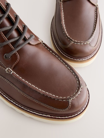 Next Boots med snörning i brun