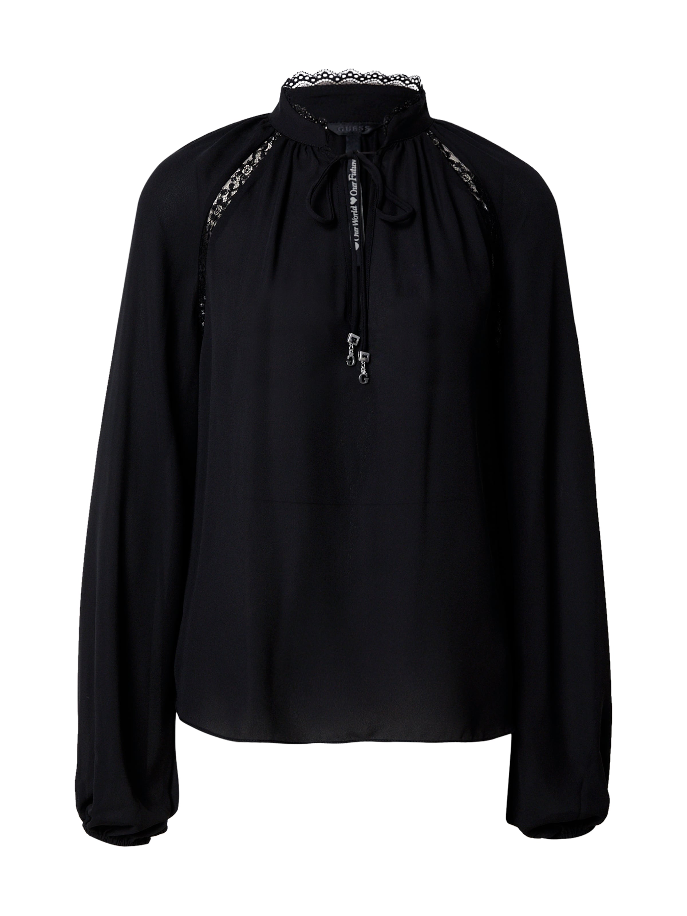 GUESS - Blusa 'NEW JOSETTE' en negro: frente