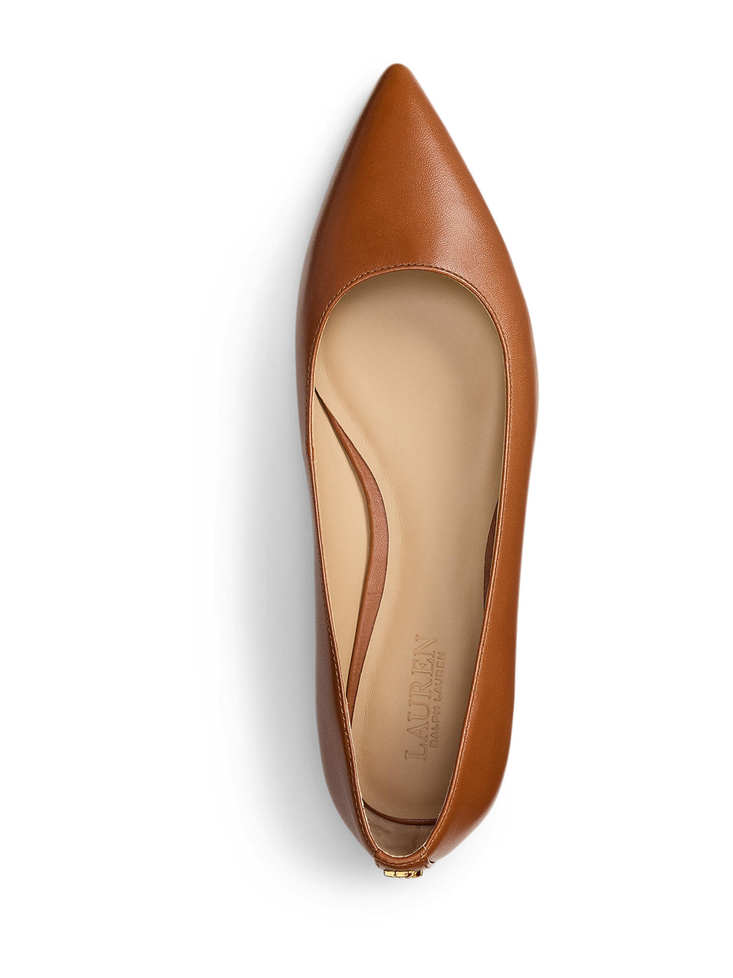 Lauren Ralph Lauren Балерини 'LONDYN' в кафяво