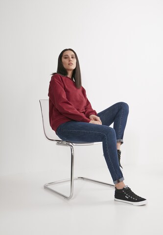 Urban Classics Sweatshirt in Red