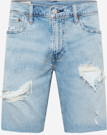 LEVI'S ® Jeans '412 Slim Short' in Blue: front